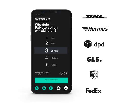 gls retoure zuhause abholen lassen